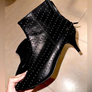 Never Worn Sexy Studded Kitten Heel Boots
